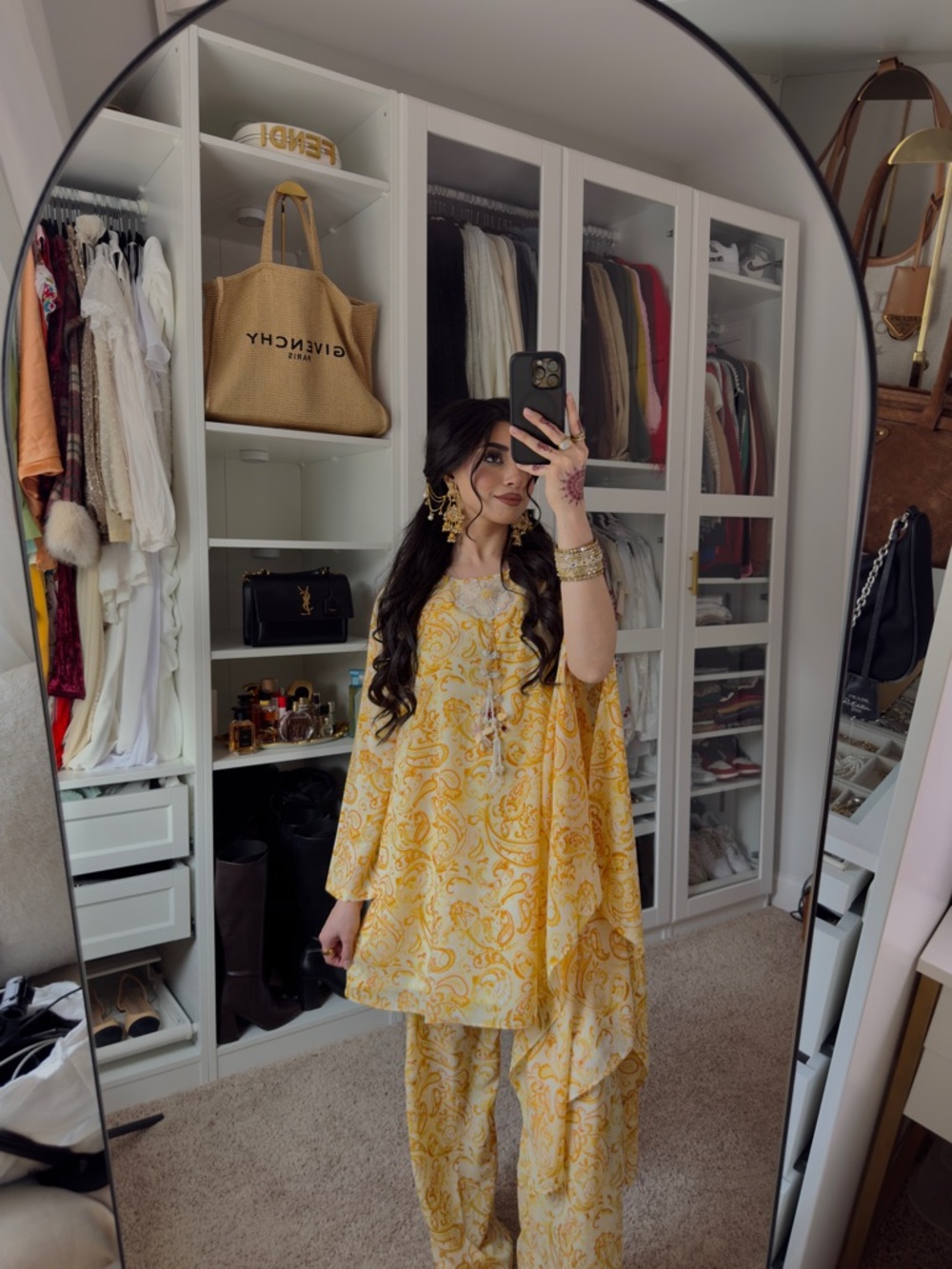 Elan Pakistani 3 Piece Outfit Half Caftan Style — Worn Once Basically New